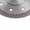 Диск алмазный, 125 х 22.2 мм, тонкий, сплошной (Jaguar), мокрая резка Gross 73053