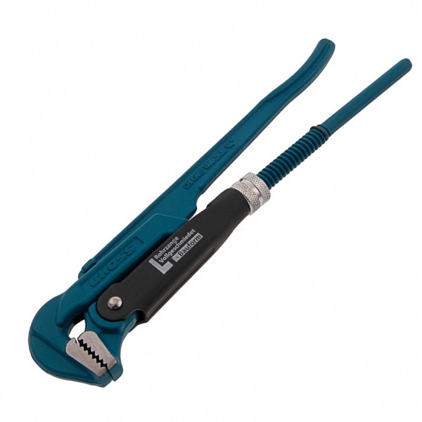 Ключ трубный рычажный 3/4, №0, цельнокованый, CrV, тип L Gross 15600