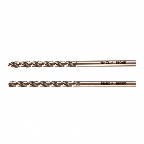 Сверло спиральное по металлу, 3.5 мм, HSS, 338 W, 2 шт Gross 71606