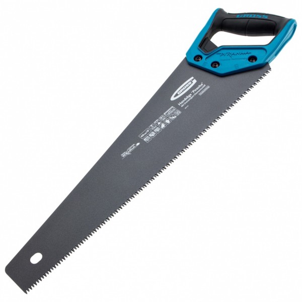 Ножовка по дереву PIRANHA, 450 мм, 7 TPI, 3D-зуб, тефлоновое покрытие полотна, двухкомпонентная рукоятка Gross 24114