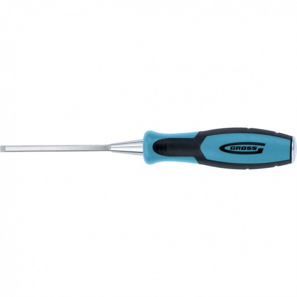 Долото-стамеска Piranha, 6 мм, двухкомпонентная эргономичная рукоятка Gross 25001