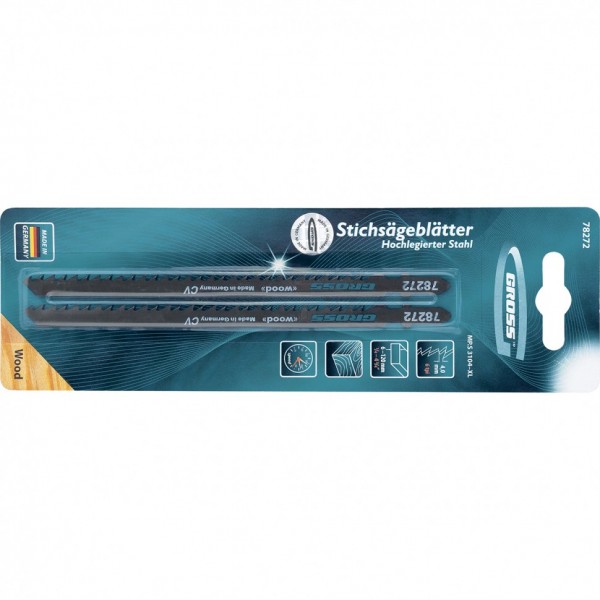 Полотна для электролобзика по дереву, 2 шт, ( 3104-XL ) Gross 78272
