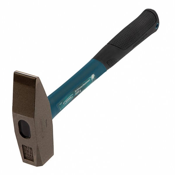 Молоток слесарный, 1000 г, квадратный боек, фибергласовая обрезиненная рукоятка Gross 10279