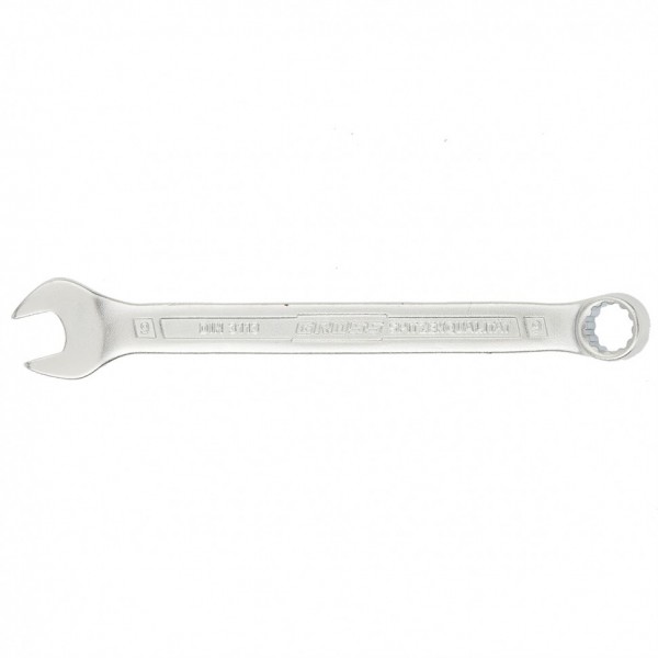 Ключ комбинированный 9 мм, CrV, холодный штамп Gross 15128