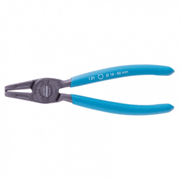 Съемник, 165 мм, для внутренних стопорных колец (19-60 мм), изогнутые губки (сжим) Gross 18343