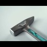 Молоток слесарный, цельнокованый, трехкомпонентная рукоятка, 300 г Gross 10400