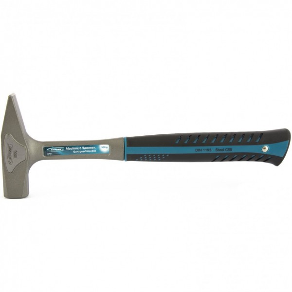 Молоток слесарный, цельнокованый, трехкомпонентная рукоятка, 500 г Gross 10402