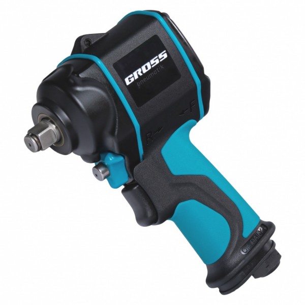 Гайковерт пневматический ударный G985, 1/2, Twin Hammer, 610 Нм, 9000 об/мин, композитный Gross 57440
