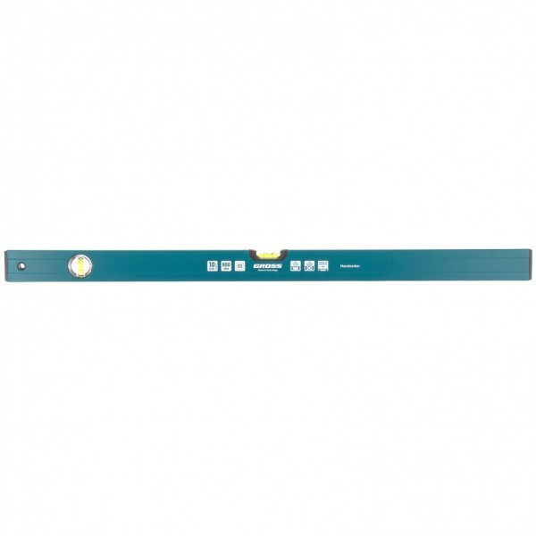 Уровень алюминиевый, 800 мм, 2 глазка, HanD Werker Gross 33902