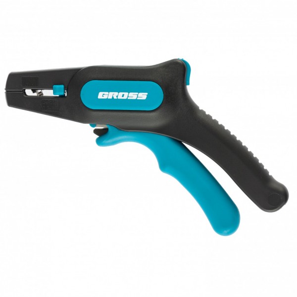 Щипцы для зачистки электропроводов 0.2-6 мм2 (10-24 AWG), лезвие: нержавеющая сталь Gross 17722