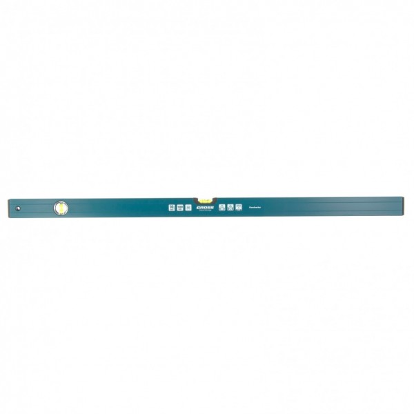 Уровень алюминиевый, 2000 мм, 2 глазка, HanD Werker Gross 33906