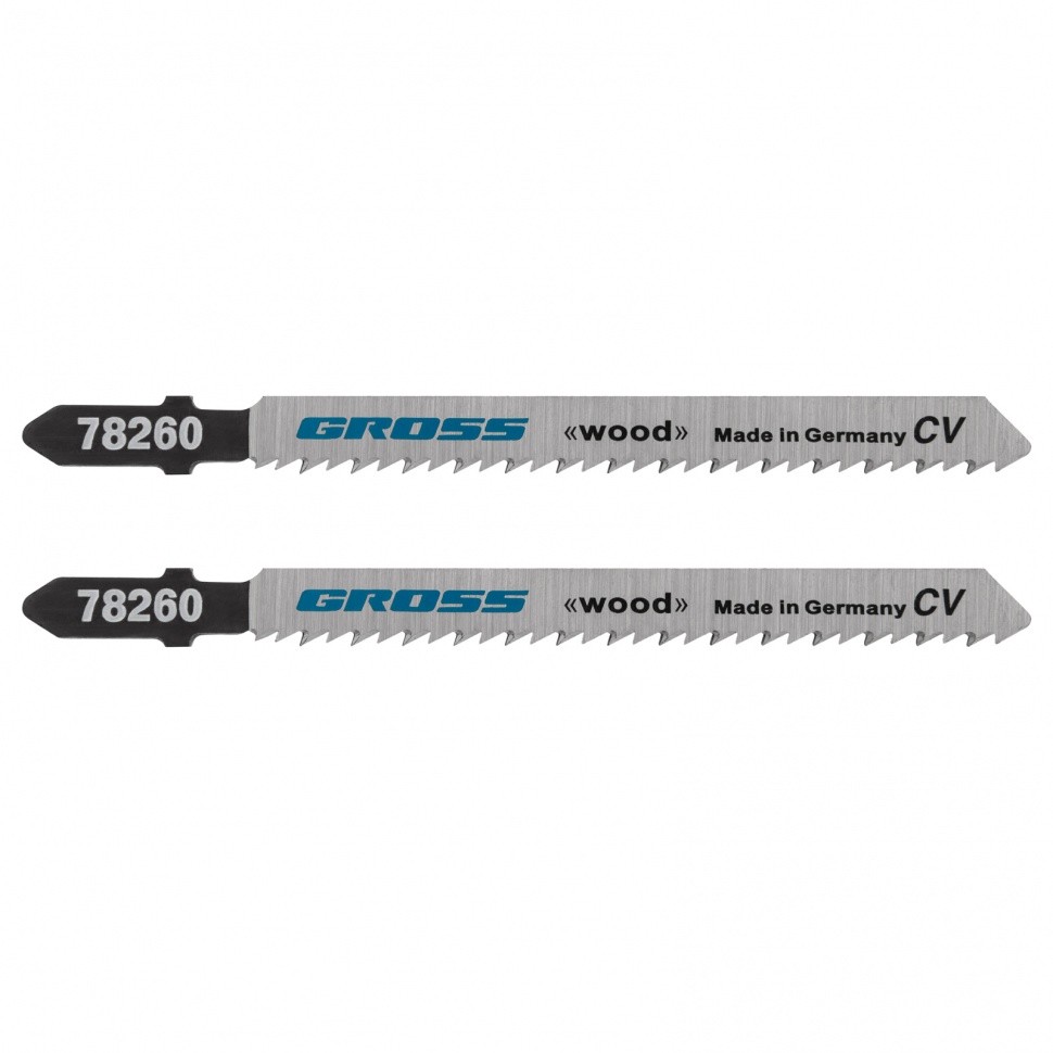 Полотна для электролобзика по дереву, 2 шт, ( 3101-T101B ) Gross 78260