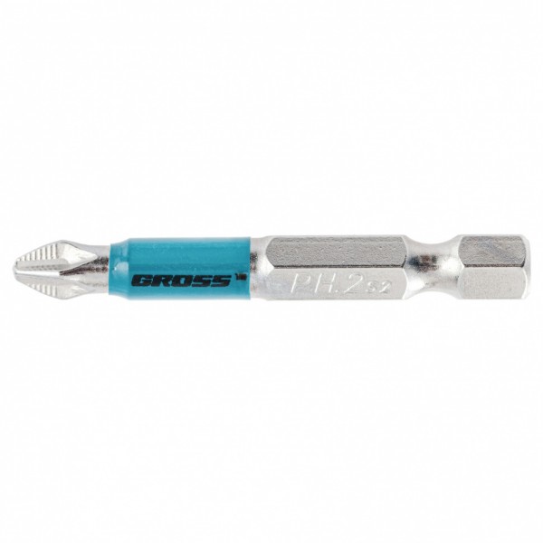 Набор бит PH2 х 50, сталь S2, 10 шт. Gross 11264