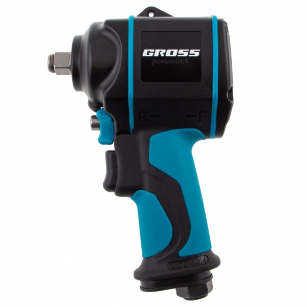 Гайковерт пневматический ударный G985K2, 1/2, 610Нм 9000 об/мин, с набором 17 предметов Gross 57445