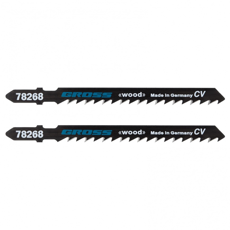 Полотна для электролобзика по дереву, 2 шт, ( 3104-T144D ) Gross 78268