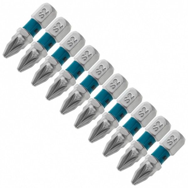 Бита РZ2 х 25, сталь S2, 10 шт. Gross 11340