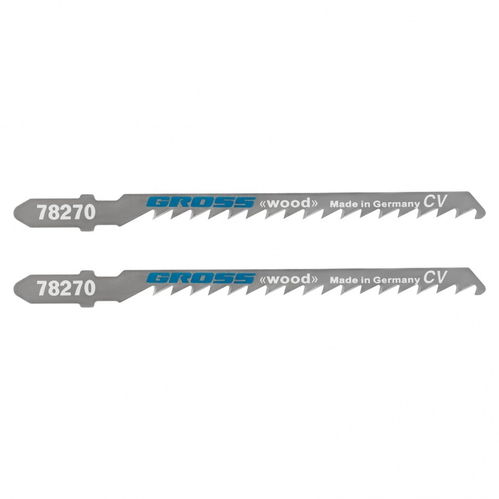 Полотна для электролобзика по дереву, 2 шт, ( 3105-T244D ) Gross 78270
