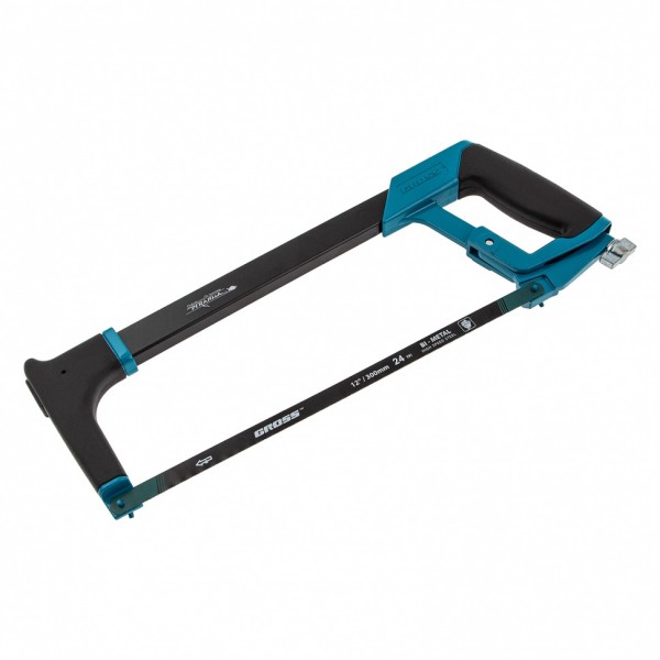 Ножовка по металлу Piranha, 300 мм, обрезиненная рукоятка и захват Gross 77600