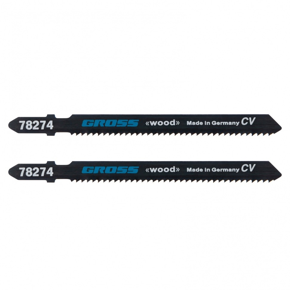 Полотна для электролобзика по дереву, 2 шт, ( 31085-T111B ) Gross 78274