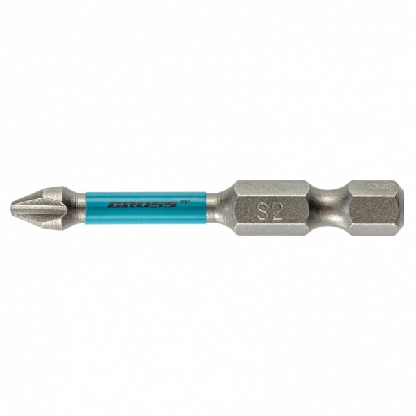 Бита торсионная PH2 x 50 мм, для ударных шуруповертов, 5 шт. Gross 11490