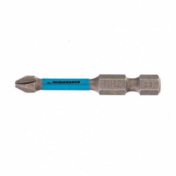 Набор бит торсионных PH2 x 50 мм, для ударных шуруповертов, 10 шт. Gross 11493